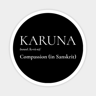 From Corona to Karuna, Compassion Definition Magnet